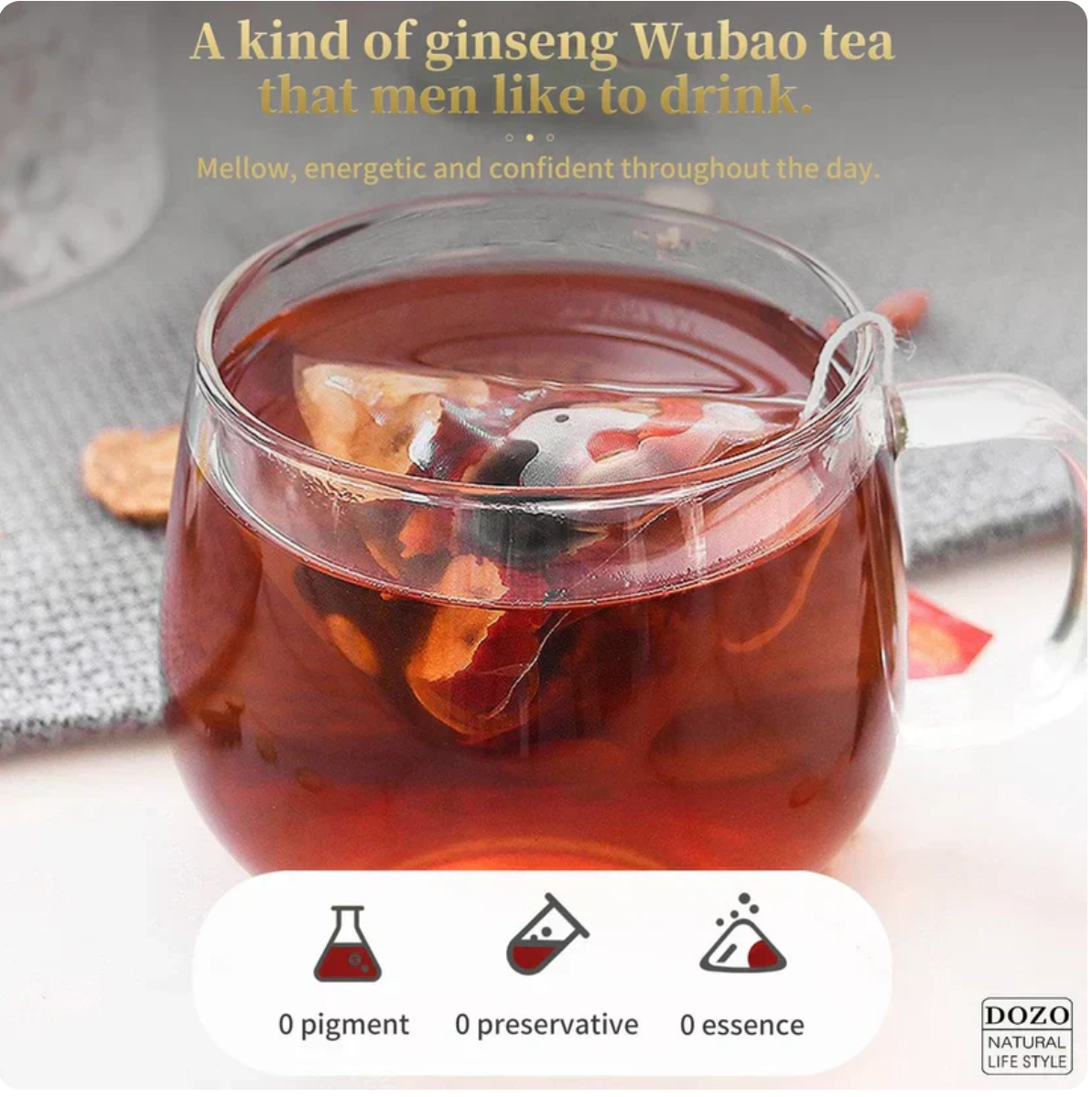 Ginseng & Mulberry Herbal Tea By Zysho